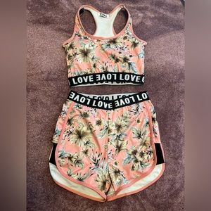 CUTE PINK WORKOUT SET S/M